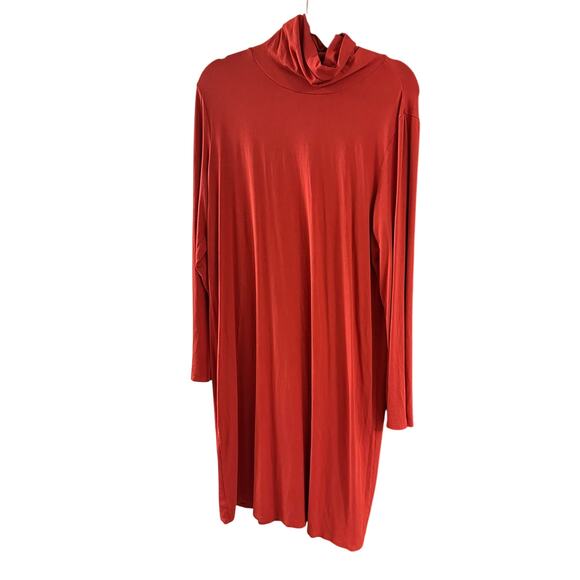 J.Jill Wearever Red Turtleneck Tunic - XL - Picture 1 of 6